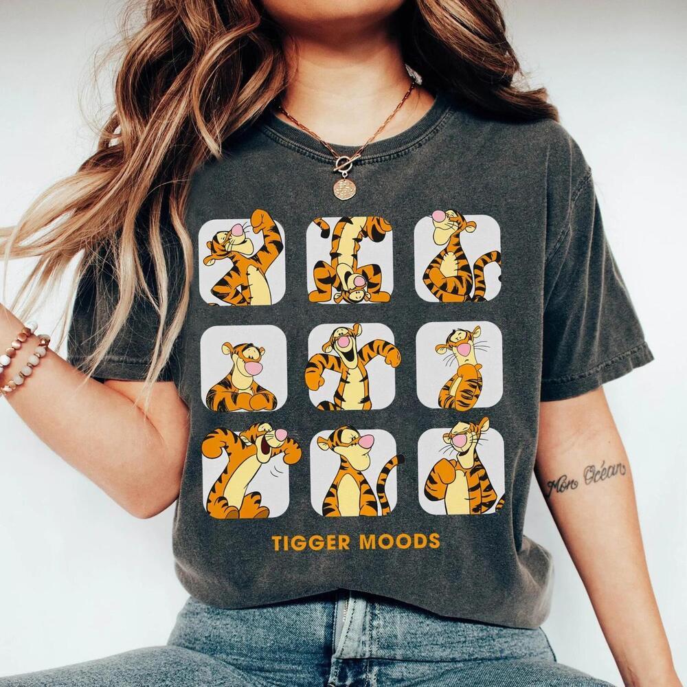 Tigger Moods Shirt Winnie The Pooh Disney Tee